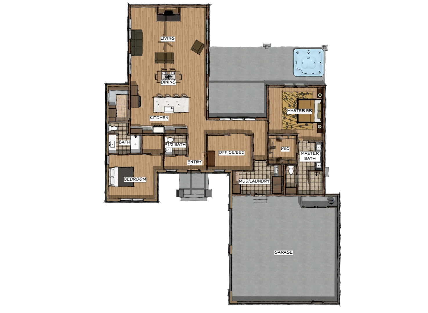 WDI-2060 Floor plan